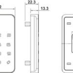 Elektronik Mobilya Kilitleri, Häfele EFL2610 – Akıllı Kilidi – görsel 2