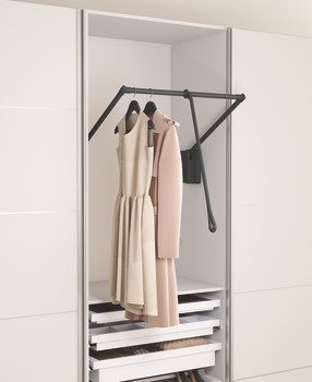 Gardırop Asansörü, Häfele DRESS LINE, 10kg – Grd.asansör,800-1150,10kg,ant