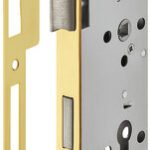 Gömme kilit, menteşeli kapılar için, Startec, derece 3, profil silindir, seren mesafesi 55 mm – H55.09 PC F p.pirinç 55/