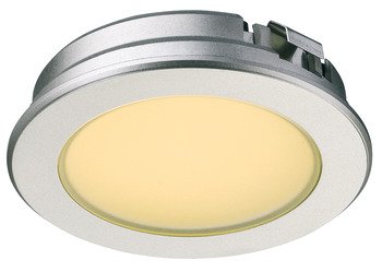Gömme montajlı aydınlatma, Häfele Loox LED 4016 350 mA alüminyum – LED4016 350mA 2W soğ.bey.nikel mat
