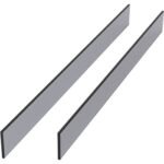 Güvenlik Camı Seti, Çekmece Kenarı Seti İç Çekmeli Sistem için, Kesseböhmer Conero – Koruma içt.168/810-870mm – görsel 2