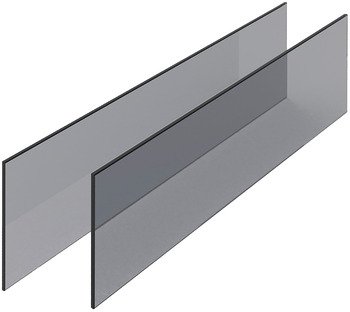 Güvenlik Camı Seti, Çekmece Kenarı Seti İç Çekmeli Sistem için, Kesseböhmer Conero – Koruma içt.168/810-870mm