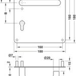HӒFELE ROLAND-PLATE II – Kol seti PC p.ç.mat (çift) – görsel 2