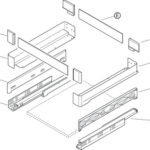 İç çekmeli sistem, Kesseböhmer Conero, 72 H – Gard. çekmecesi,syh 72/534-594mm – görsel 2