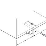 Kalkar kapak makası, Häfele Free space 5.15 push – bas-aç H pto beyaz/nikel – görsel 2