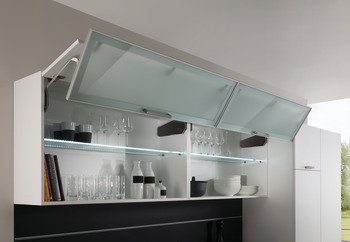 Kalkar Katlanır Kapak Makası, Häfele FREE FOLD – F.FOLD Makas seti gri 58-65cm/6-12,2kg