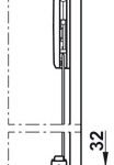 Kalkar Katlanır Kapak Makası, Häfele FREE FOLD, Makas Gövdesi, Sol – F.FOLD gvd 77-84cm/8-15,5kg – görsel 2