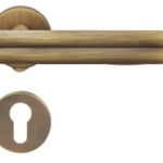 Kapı Kolları ve Rozetler, Häfele FLAME – Kol seti (barelli),a.bronz