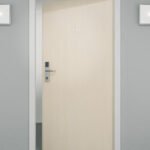 Kapı terminal seti, DT Lite, Dialock, çevirmeli kapı kolu ile, Tag-it™ ISO – DDT H paslanmaz çelik mat 38-65,DSağ
