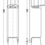 Kapı tutucu, Startec, hareket 50 mm – galvaniz 40kg – görsel 2