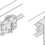 Kayar kapak donanımı, Häfele Slido Classic 50 VF SR, set – S.CLASSIC50VF SR2 2k 19-21mm – görsel 2