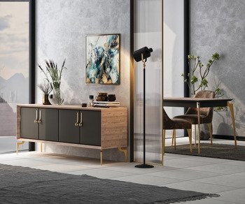 Mobilya Ayağı, Häfele POSE, Alüminyum – parlak altın 250 mm – görsel 3