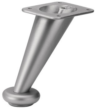 Mobilya ayağı, yükseklik ayarı yok, plakalı – zam.ni.kpl.mat 180mm – görsel 2