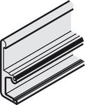 Montaj rayı, Häfele Slido Design 40-V / 80-V için – 40/80-V Üst taşıyıcı ray 2000mm – görsel 2