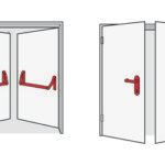 Panik Kilit Mekanizması, Häfele ESCAPE, Galvaniz – Üst kilitleme – görsel 2