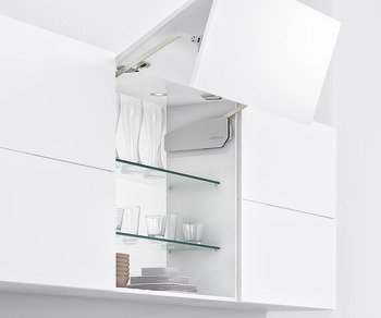 Paralel kalkar kapak makası, Häfele Free up push – Bas-aç O1us gr 320-360/ 3,0- 5,7 – görsel 3