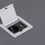 Priz Sistemi, Häfele ODIN SMART, Bas-Aç Kapaklı, Alüminyum – USB-A/C antrasit