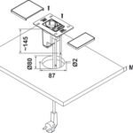 Priz Sistemi, Häfele V-PAD – USB-A RJ45 pasl. – görsel 3