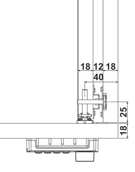 Rakam Kombinasyonlu Kilit, MiniLock, Merkezi Elektronik Dolap Kilidi – sağ – görsel 3