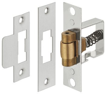 Rulo mandal, kilit kasası olmadan – Çarpma pasaj paslanmaz çelik mat 22mm