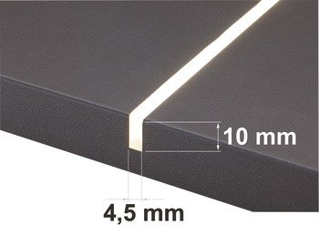 Silikon Şerit LED, Häfele LUNA, 12 V, 10 x 4,5 mm, 8 W/m – 4.5mm 12V 8W/m 3000K 1100-1190mm – görsel 3