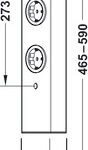 Soket elemanı, Power Eck, 230 V – 3Priz paslanmaz çelik – görsel 2