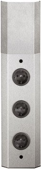 Soket elemanı, Power Eck, 230 V – 3Priz paslanmaz çelik