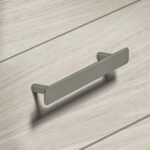 Tabanlı Kol, Häfele Déco H2380, zamak – Kulp p. çelik renkli 192mm – görsel 3