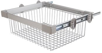 Tel Sepet, Häfele OPTIMA, Bilyalı Ray – sepet,raylı gri 100cm
