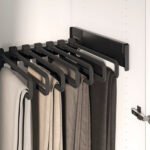 Temel çekmeli sistem pantolon askıları, Kesseböhmer Conero – Pantolonluk yan.ant 475x457mm – görsel 3