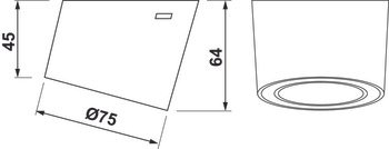Tezgah Arası Aydınlatma, Häfele RING, Spot LED, 24 V, 3900 K – 24V 3900K siyah – görsel 2