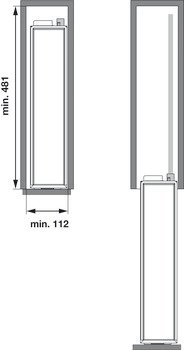 Turnmotion Hazne, Kessebohmer II Arena stylle, Kesseböhmer akıllı depolama – II,600,A.Style,parlak krom – görsel 3