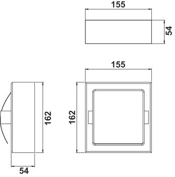 Tuvalet Kağıtlık, Häfele ARCHINOX – pasl. çelik – görsel 2