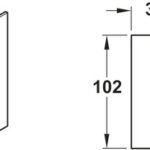 Yangın Koruma Levhası, Häfele CDH120 Menteşe – levh.CDH120 için,2mm