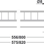 Yüzeye monte gömme ışık, Häfele Loox LED 2003 12 V alüminyum – LED2004,820 mm,12V güm.r. Sıc.b. – görsel 3