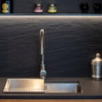 Laminam Ardesia Nero porselen tezgah, uygulama görseli 2