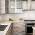 Laminam Bianco Lasa porselen tezgah, uygulama görseli 1