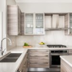Laminam Bianco Lasa porselen tezgah, uygulama görseli 2