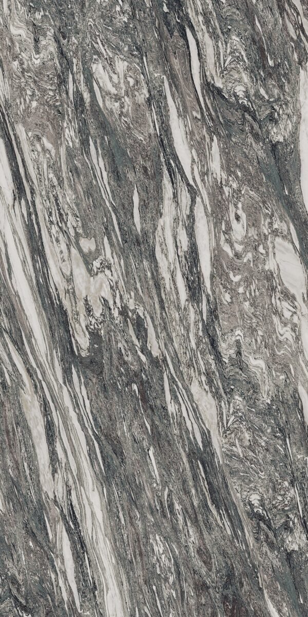 Laminam Breccia Medicea Book Match porselen tezgah dokusu
