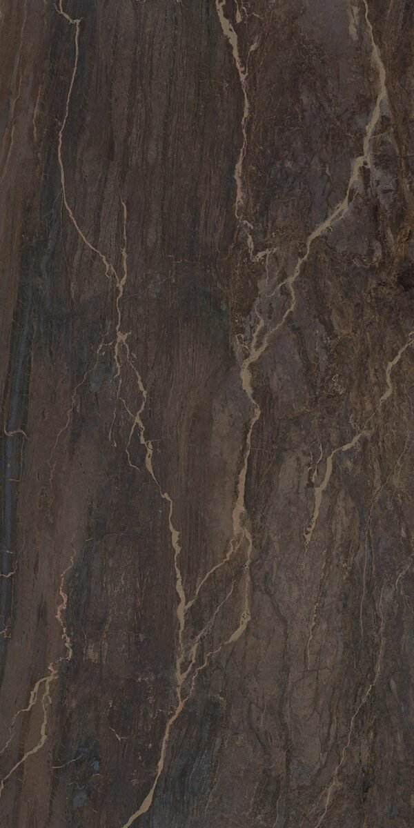 Laminam Bronzite Book Match porselen tezgah dokusu 2