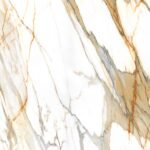Laminam Calacatta Mediceo Book Match porselen tezgah dokusu