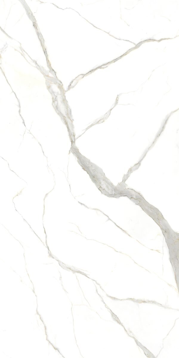 Laminam Calacatta Michelangelo Book Match porselen tezgah dokusu 2