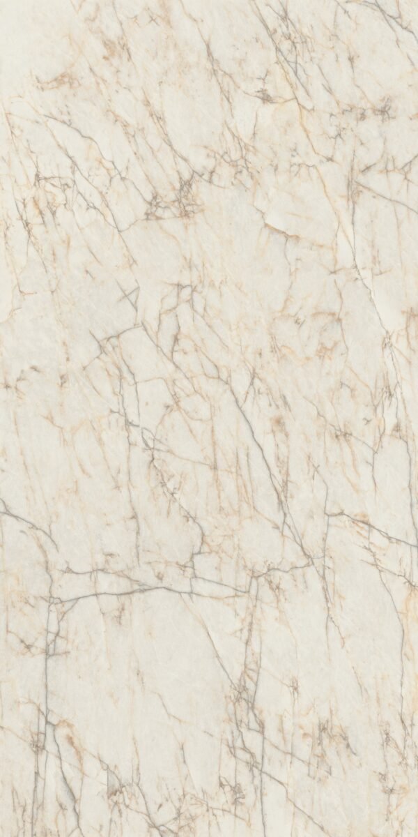 Laminam Cristallo Macchia Vecchia Book Match porselen tezgah dokusu