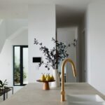 Laminam Diamond Cream porselen tezgah, uygulama görseli 2