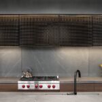 Laminam Pietra Grey porselen tezgah, uygulama görseli 2