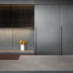 Laminam Pietra Grey porselen tezgah, uygulama görseli 3