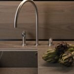 Laminam Pietra Piasentina Taupe porselen tezgah, uygulama görseli 3