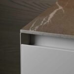Laminam Pietra Piasentina Taupe porselen tezgah, uygulama görseli 4