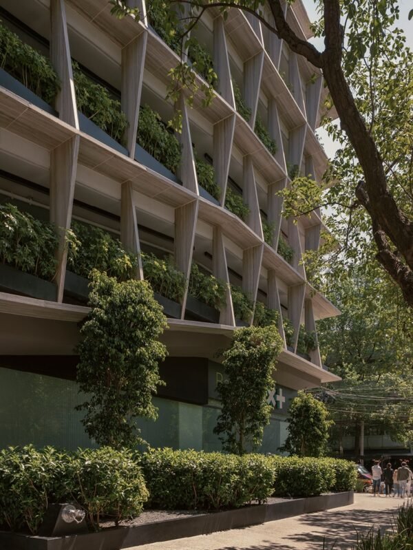 Laminam Travertino Grigio Venato porselen tezgah, uygulama görseli 4