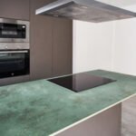 Laminam Verderame porselen tezgah, uygulama görseli 2
